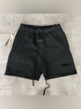 Essentials Fear of God Black Short | Size M